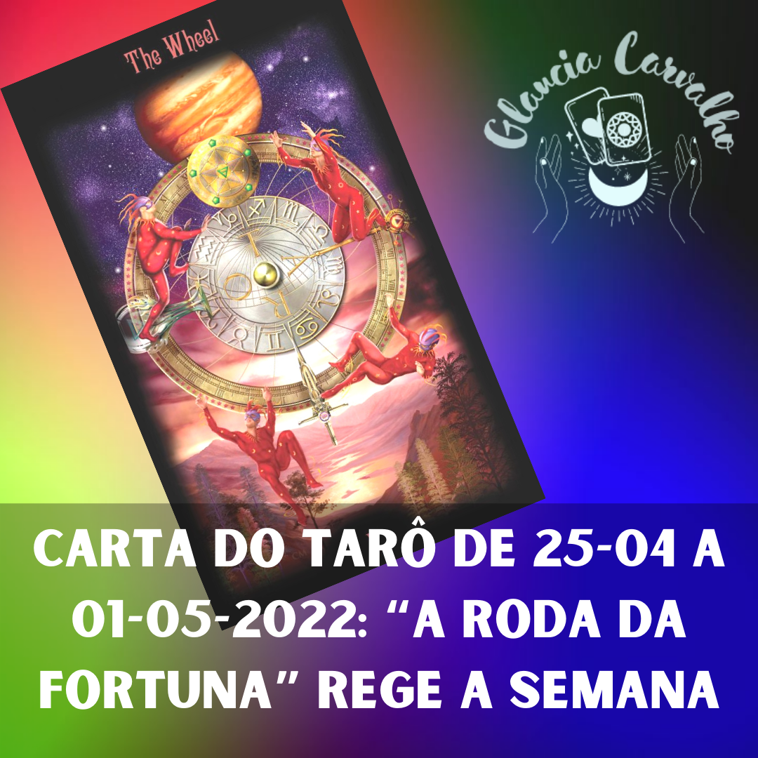 Carta Do Tar De A A Roda Da Fortuna Rege A Semana