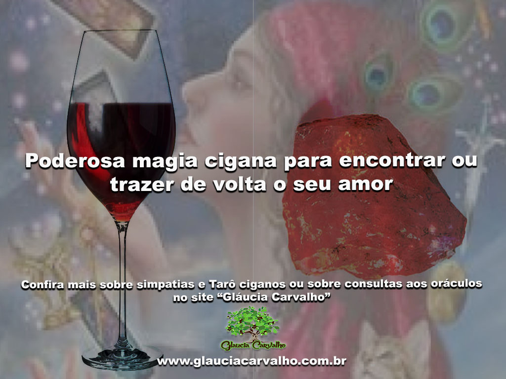 Magia Cigana Amor Glaucia Carvalho 8606