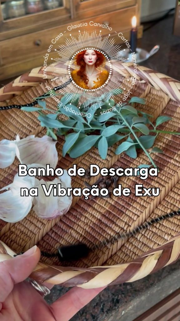 Banho de descarrego de Exu